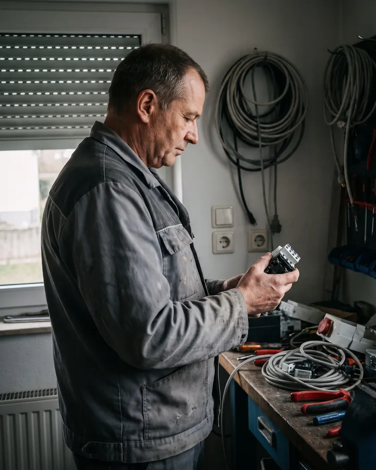Neu verdrahteter Zählerschrank